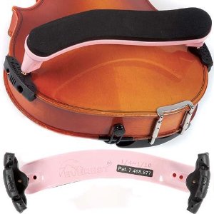 Everest Light Pink ES Series 1/4-1/10 Violin Adjustable Shoulder Rest